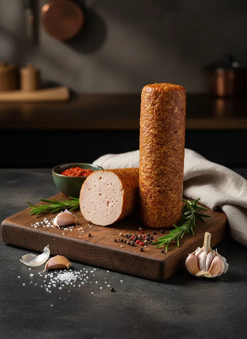 Рулет куриный копчёный